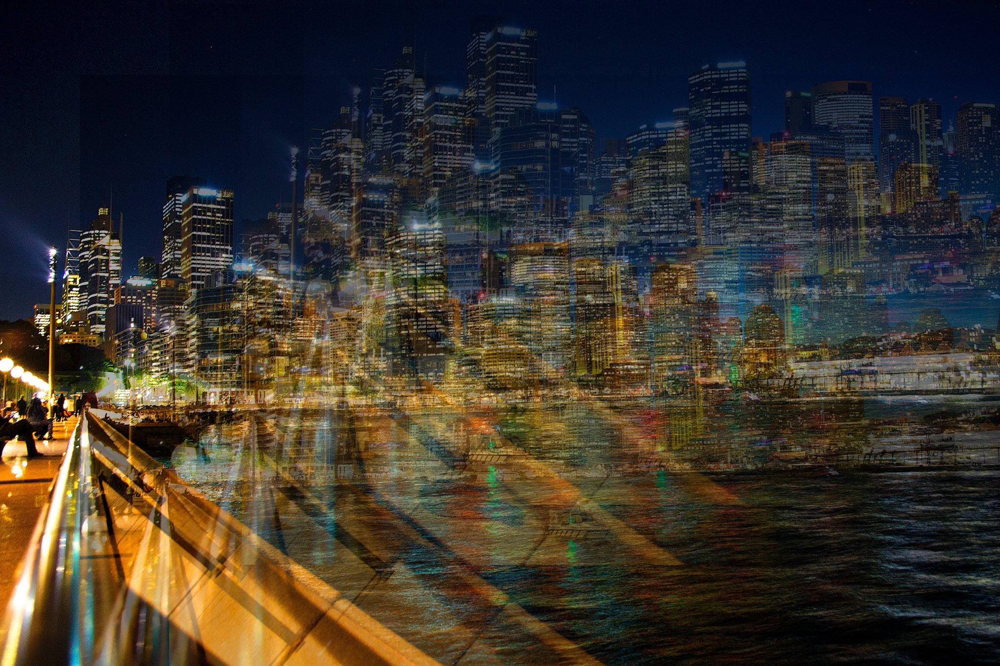 'Sydney at Night' - Blurred Lines
